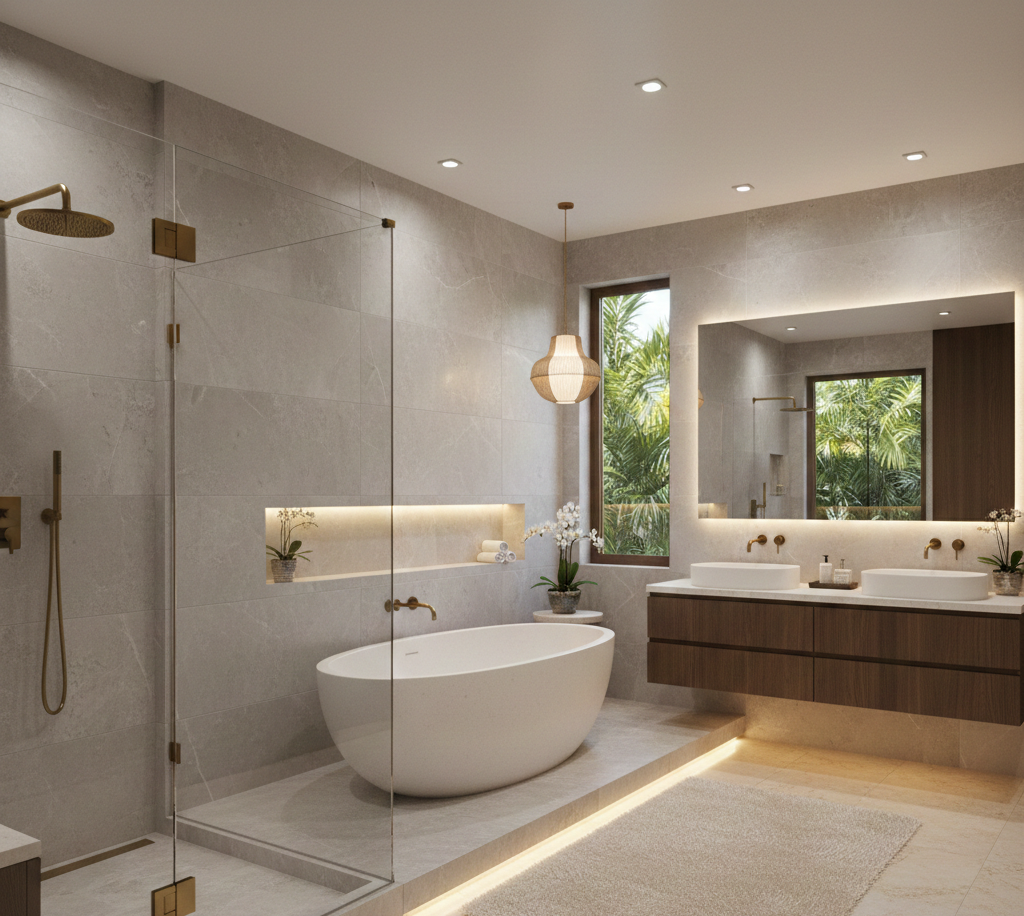 Spa bathroom remodel