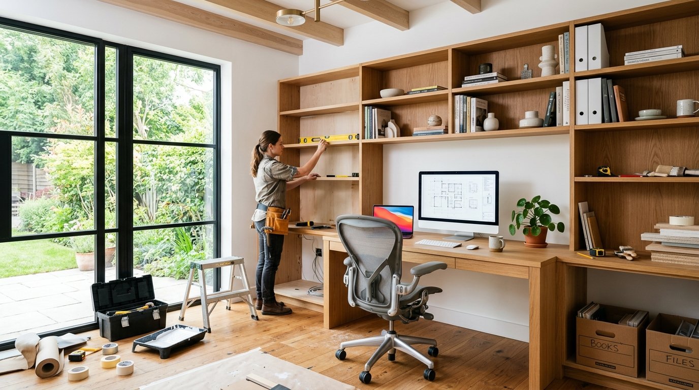 Home office renovation