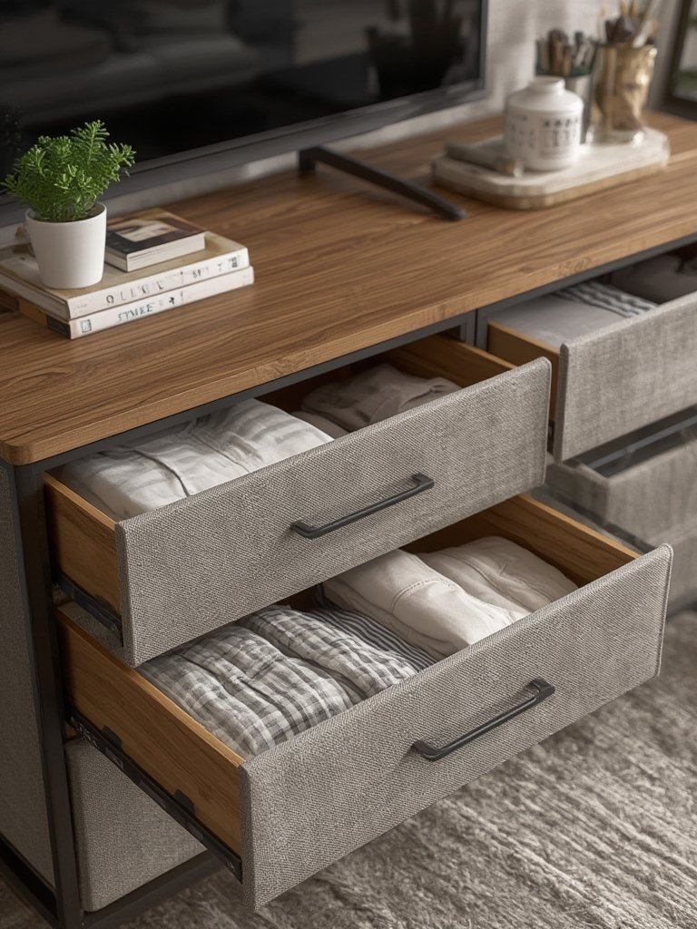 bedroom dresser in action