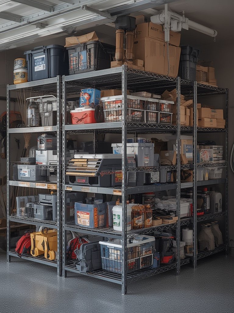 storage shelving in action